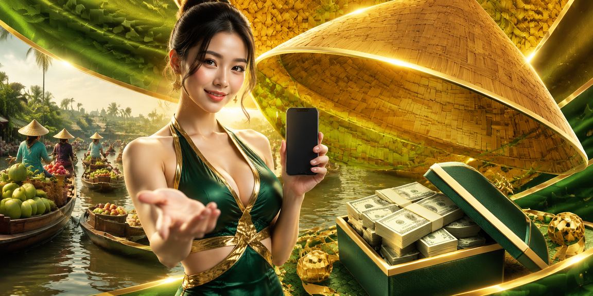 Cảnh chơi casino trên di động tại vùng sông Mekong